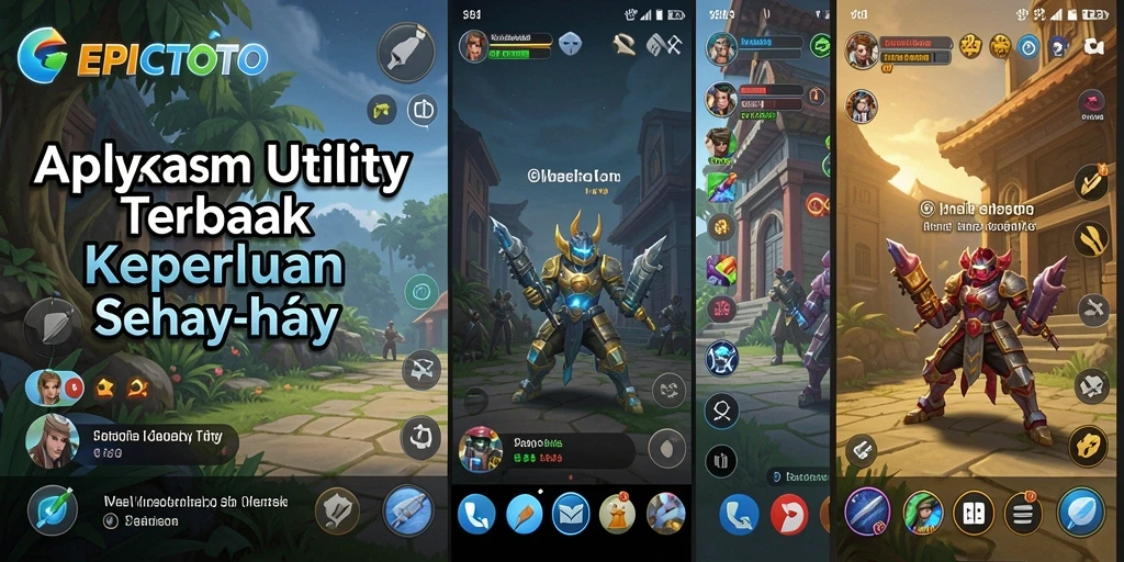 Screenshot EPICTOTO menampilkan antarmuka aplikasi Utility yang intuitif.