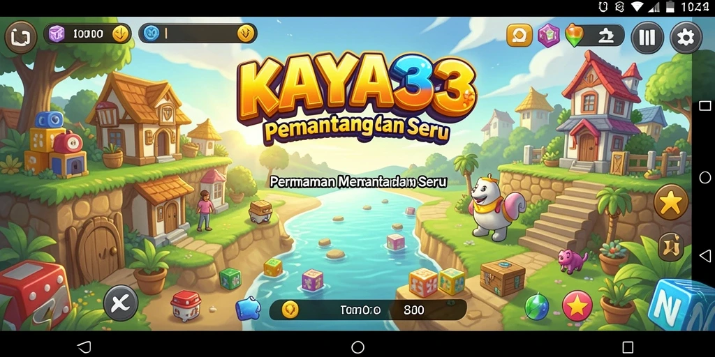 Tampilan screenshot KAYA33 yang menunjukkan gameplay puzzle yang seru.