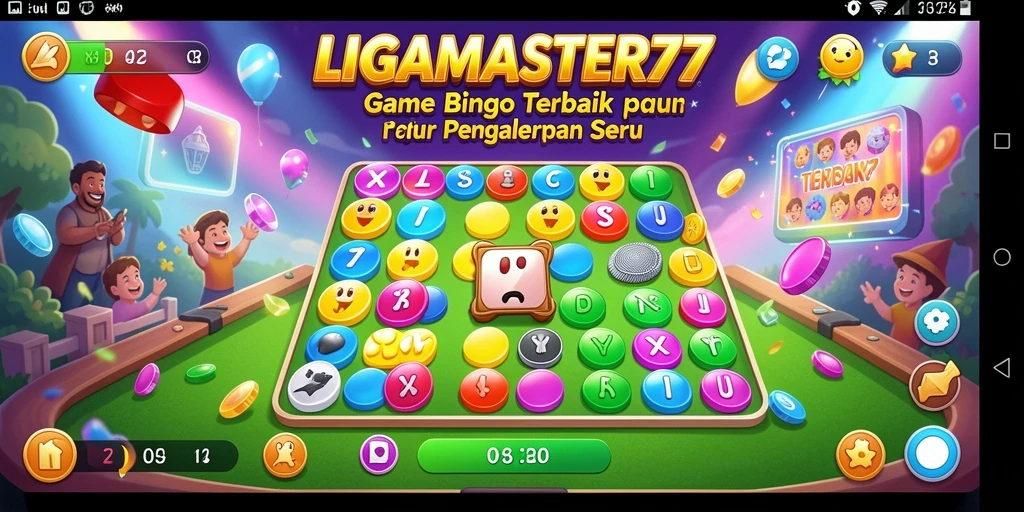 Tampilan utama <strong>LIGAMASTER77</strong> dalam gameplay Bingo yang seru.