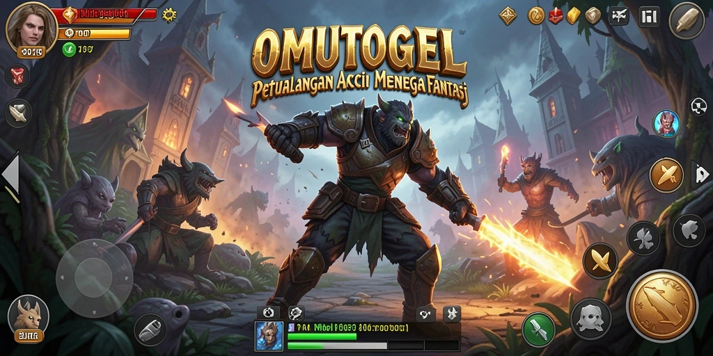 Tampilan permainan OMUTOGEL yang menegangkan dan penuh aksi.