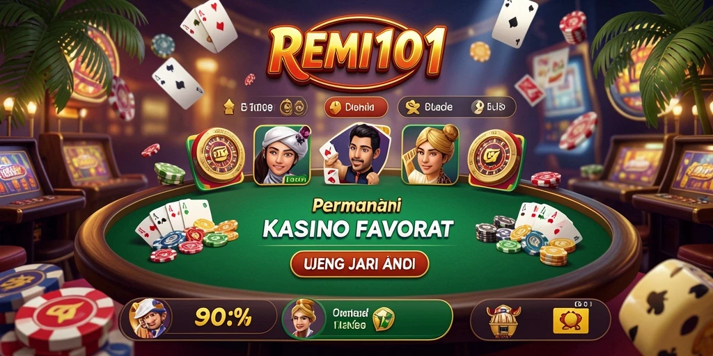 Gambaran gameplay Kasino yang menarik dari REMI101.