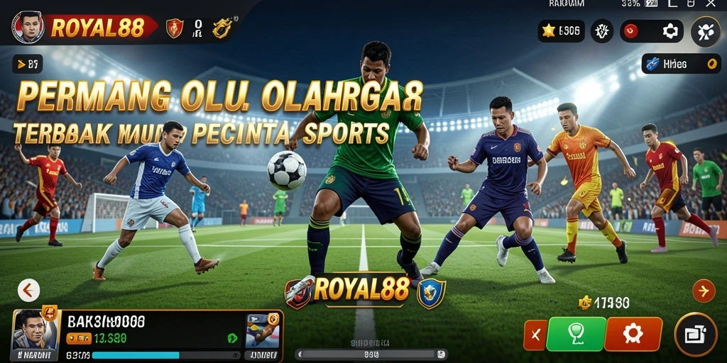 Tampilan gameplay seru di ROYAL88 dengan aksi olahraga yang mendebarkan.