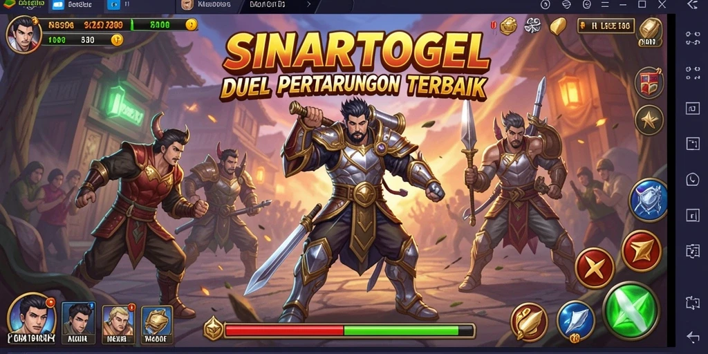 Gameplay SINARTOGEL dengan aksi pertarungan yang mendebarkan.