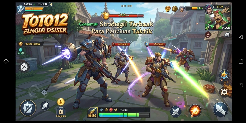 Tampilan gameplay strategy yang menegangkan di TOTO12, penuh taktik dan keputusan cerdas.
